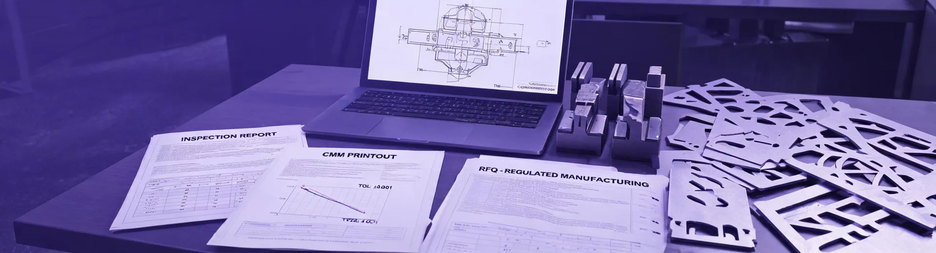 Regulated manufacturing review table